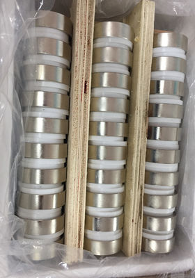 Αγορά Ζυγισμένα με ψευδάργυρο καλωδιωμένα σκληρά βιομηχανικά μαγνήτες νεωδίμου δίσκος online manufacture